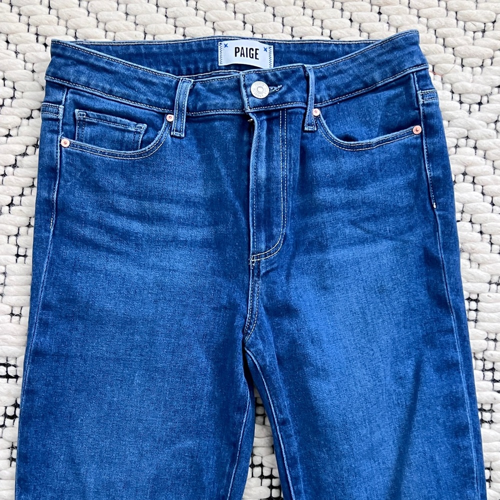 Paige Collette Crop Flare Jeans 29 - Picture 3 of 8